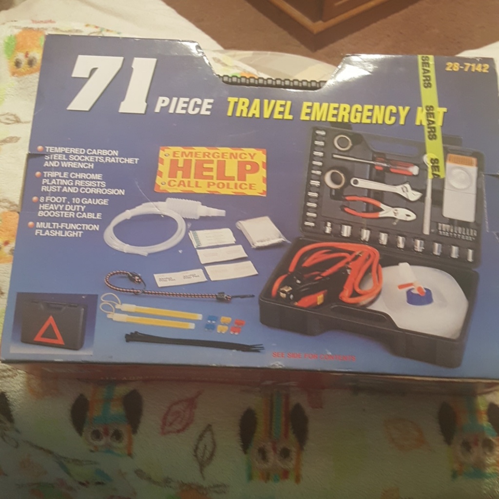 71 Pc Travel Emergency Kit Roadside Assistance